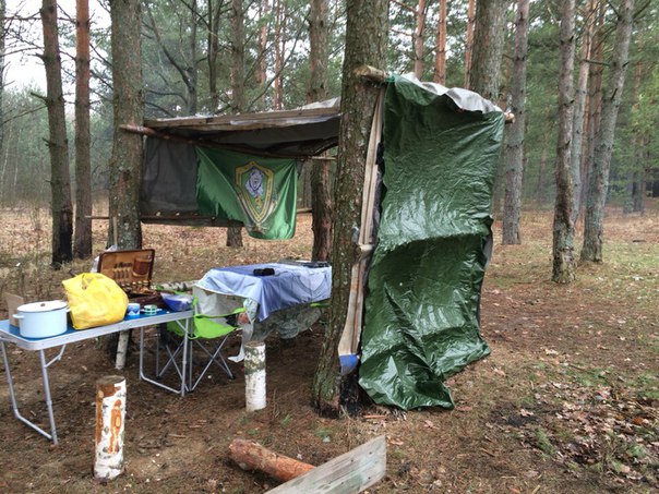 Обустройство комфортного лагеря в лесу